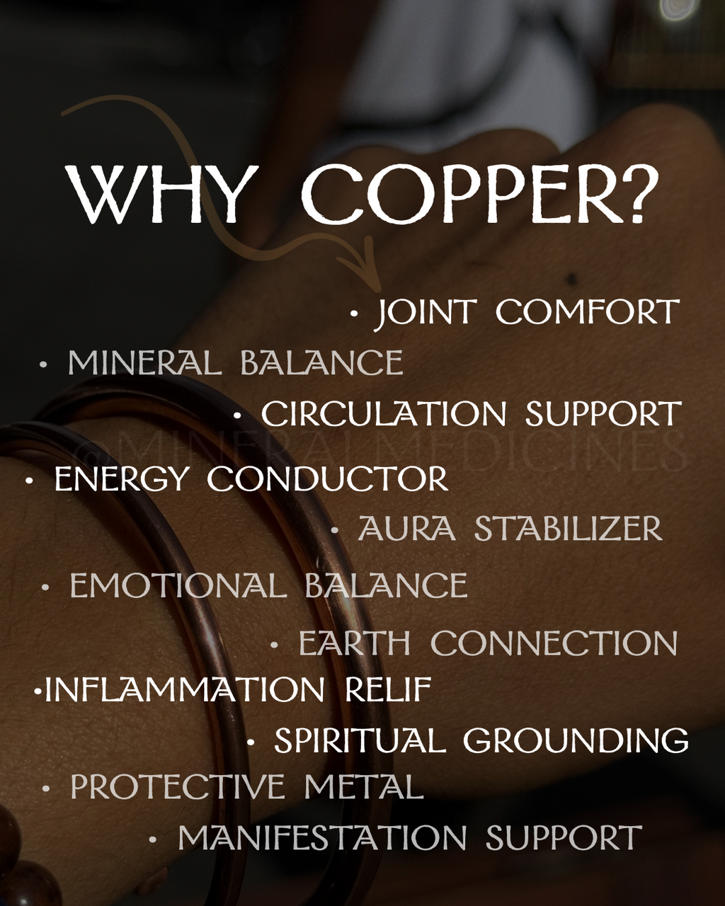 Copper Bangle  *2 SIZES*