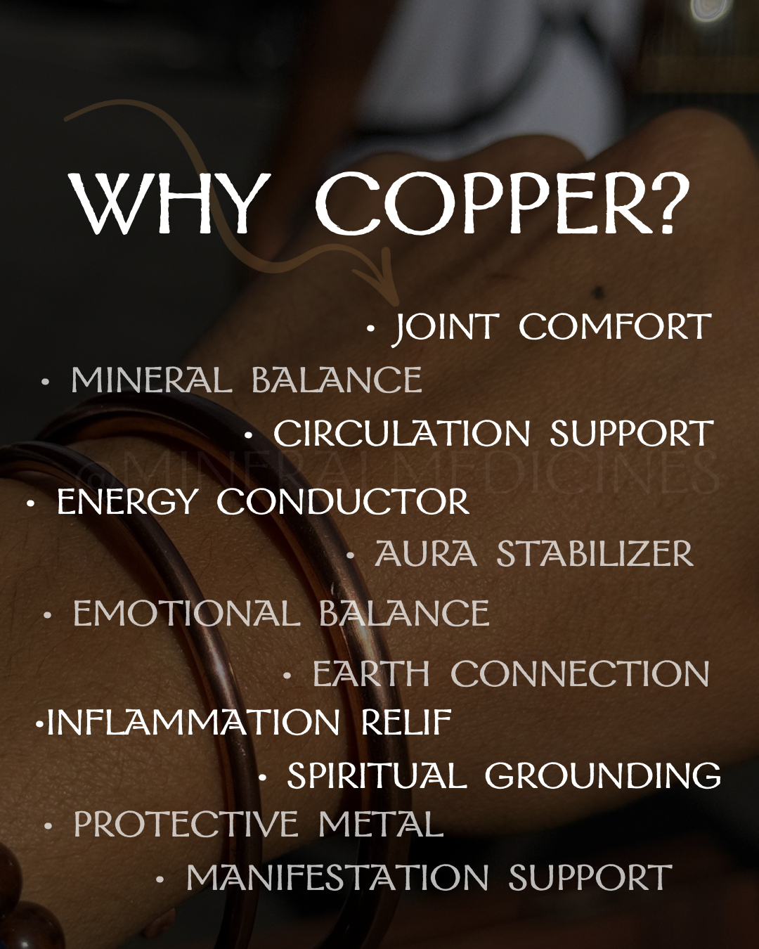 Copper Bangle  *2 SIZES*