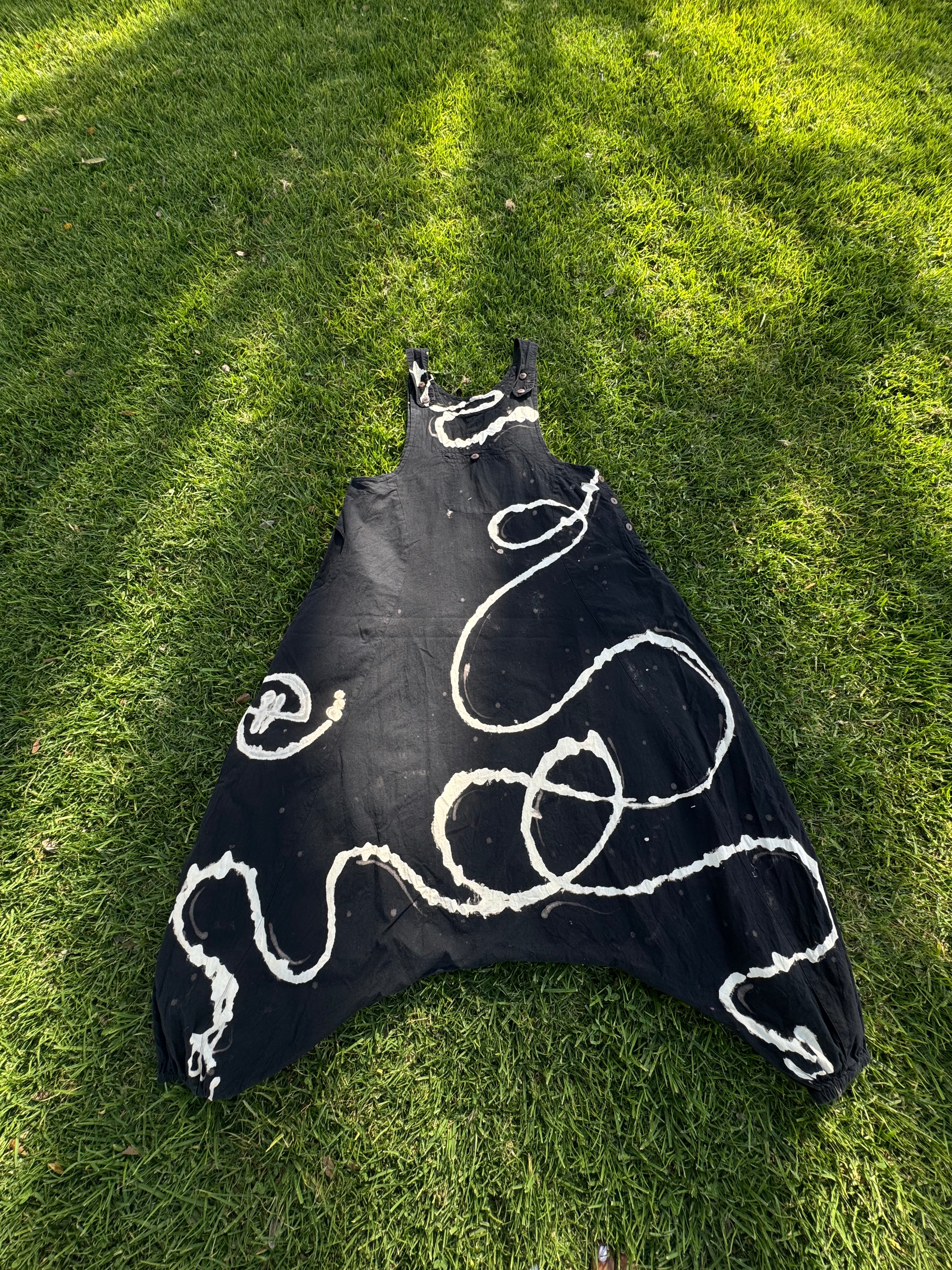 100% COTTON Jumper •Black Tie-Dye L|XL•  1 of 1