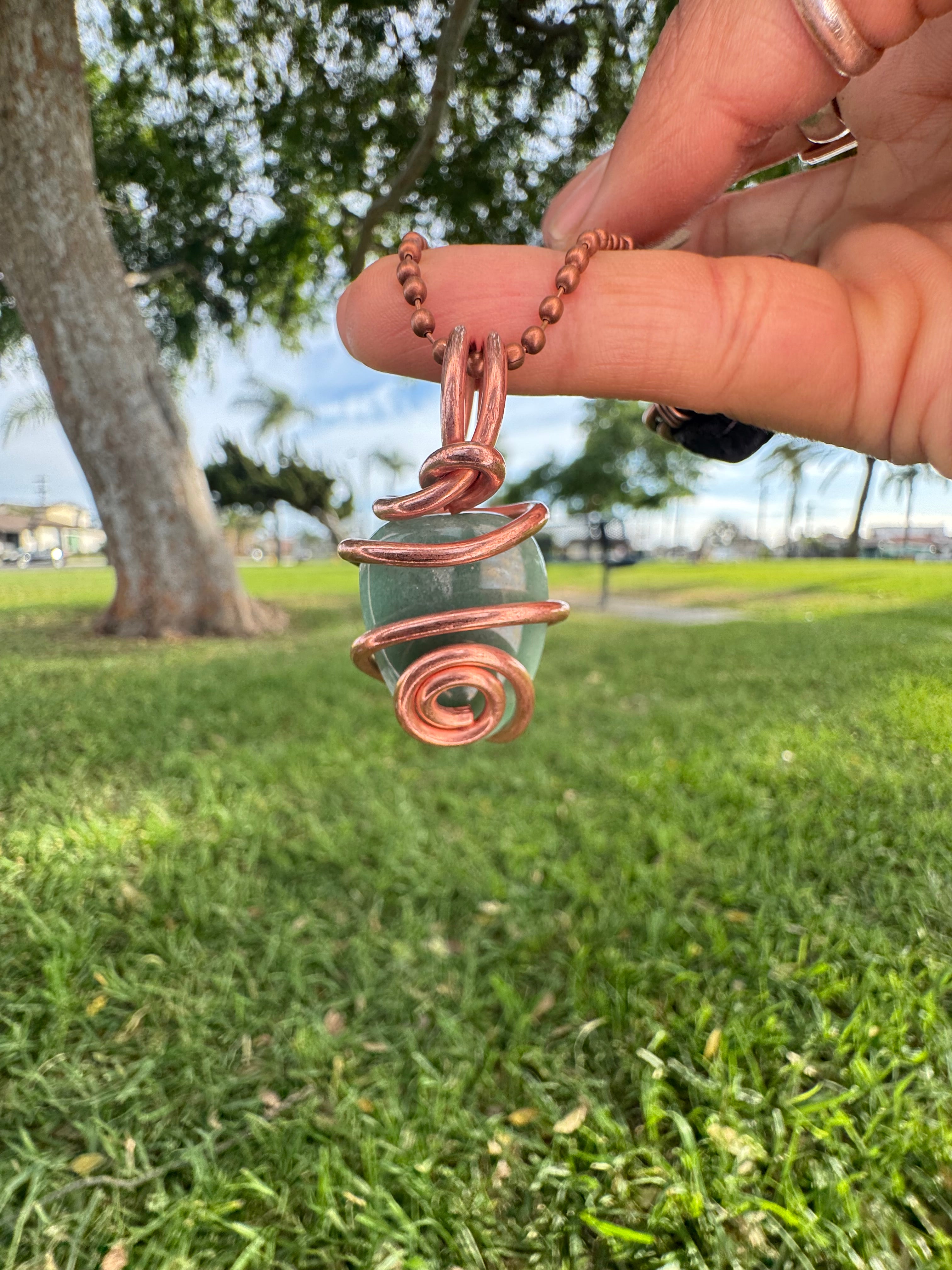 Green Aventurine • Twisted Wraps •