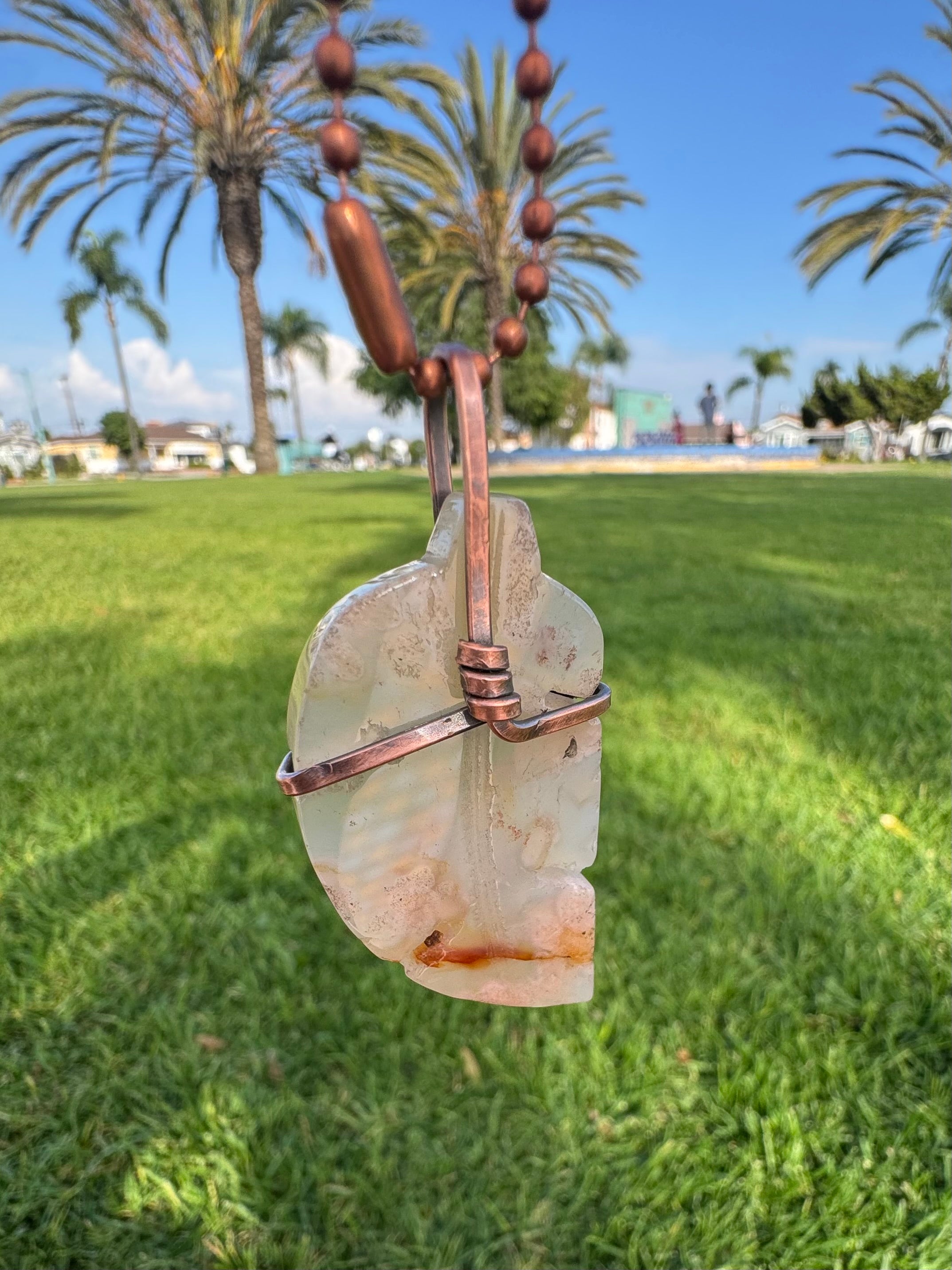 Flower Agate Leaf • Twisted Wraps •