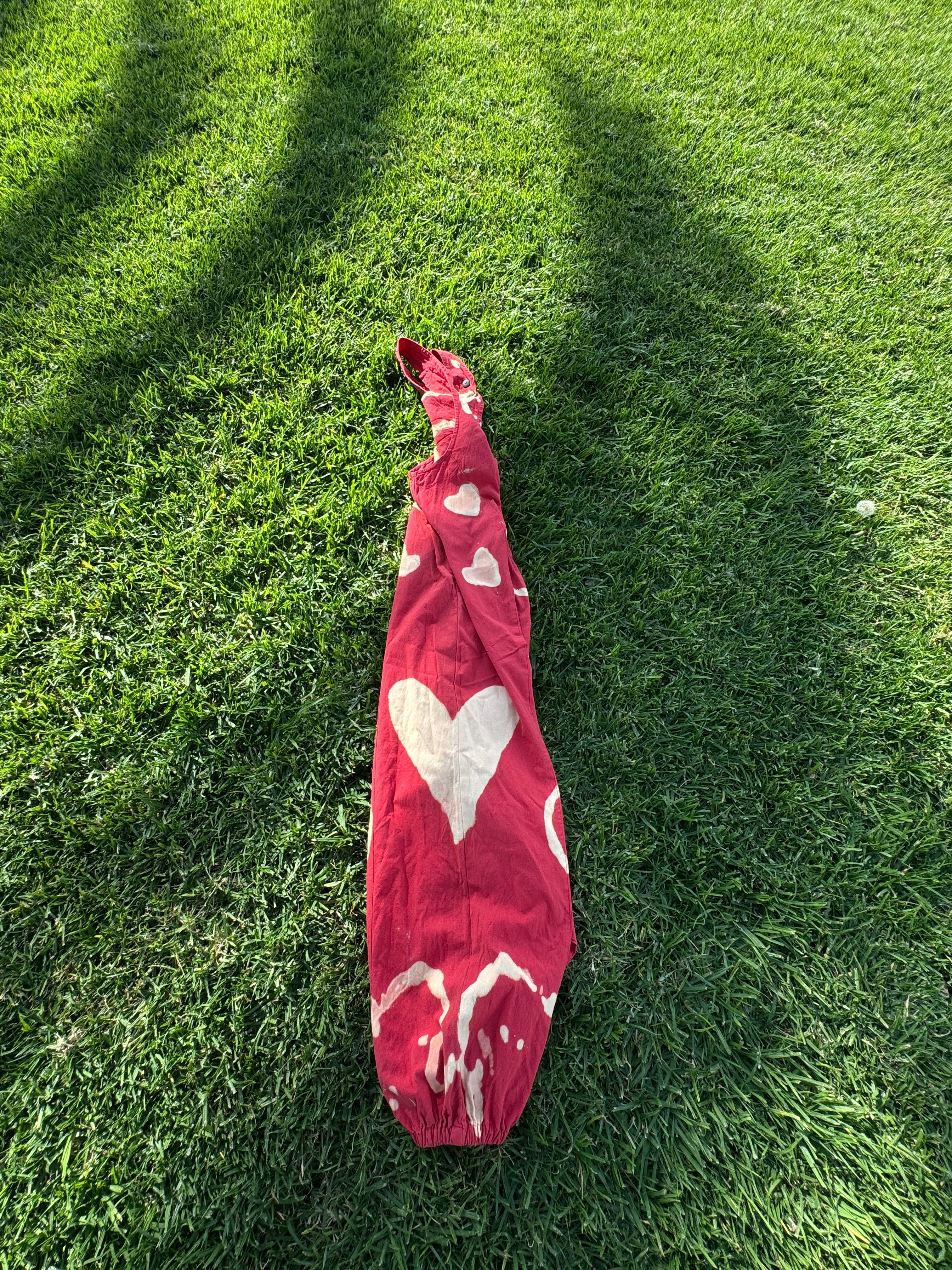 100% COTTON Jumper •Red Tie-Dye S|M•  1 of 1