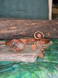 Tourmalinated Quartz Arm Cuff : A