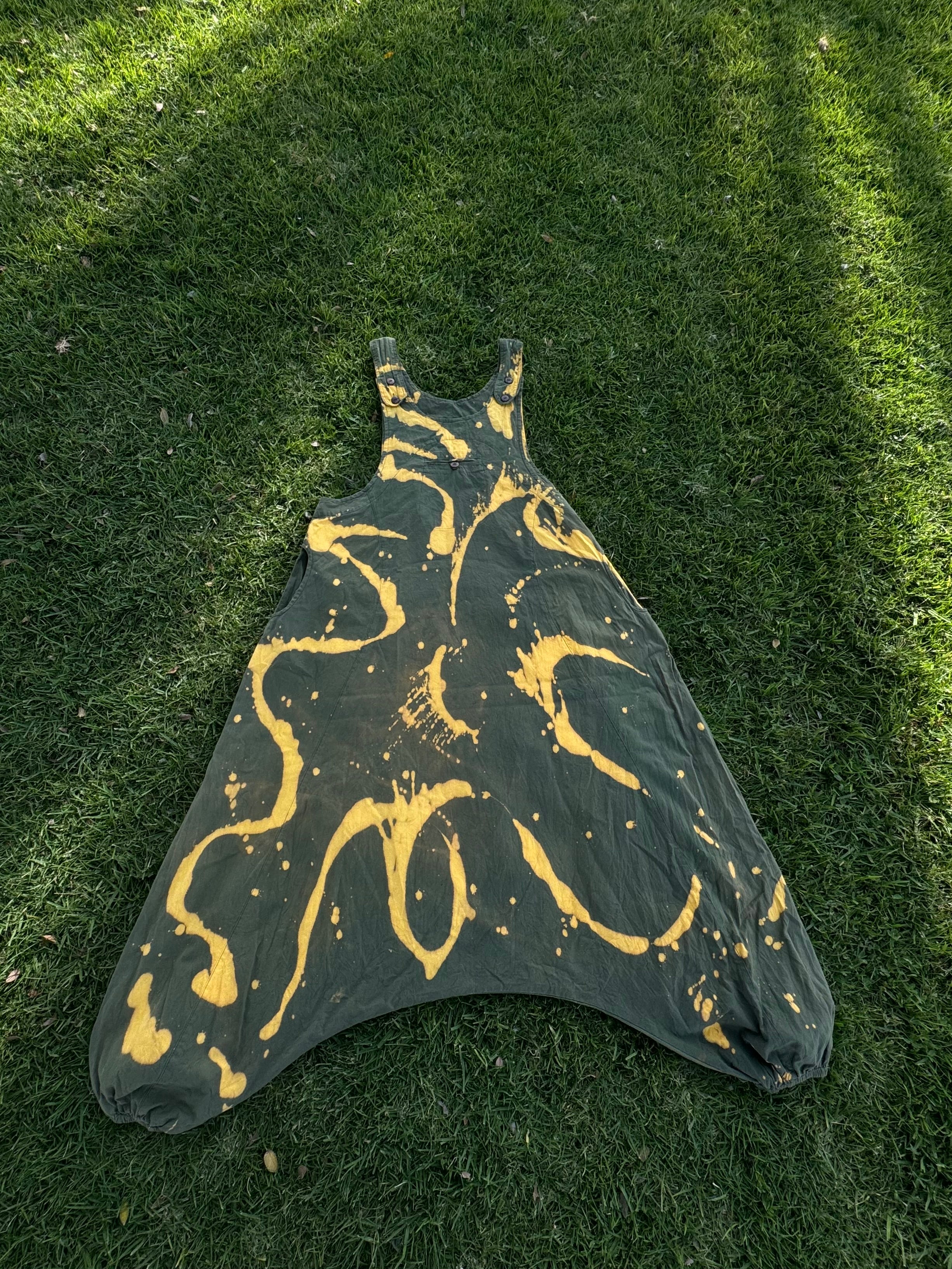 100% COTTON Jumper •Green Tie-Dye L|XL•  1 of 1