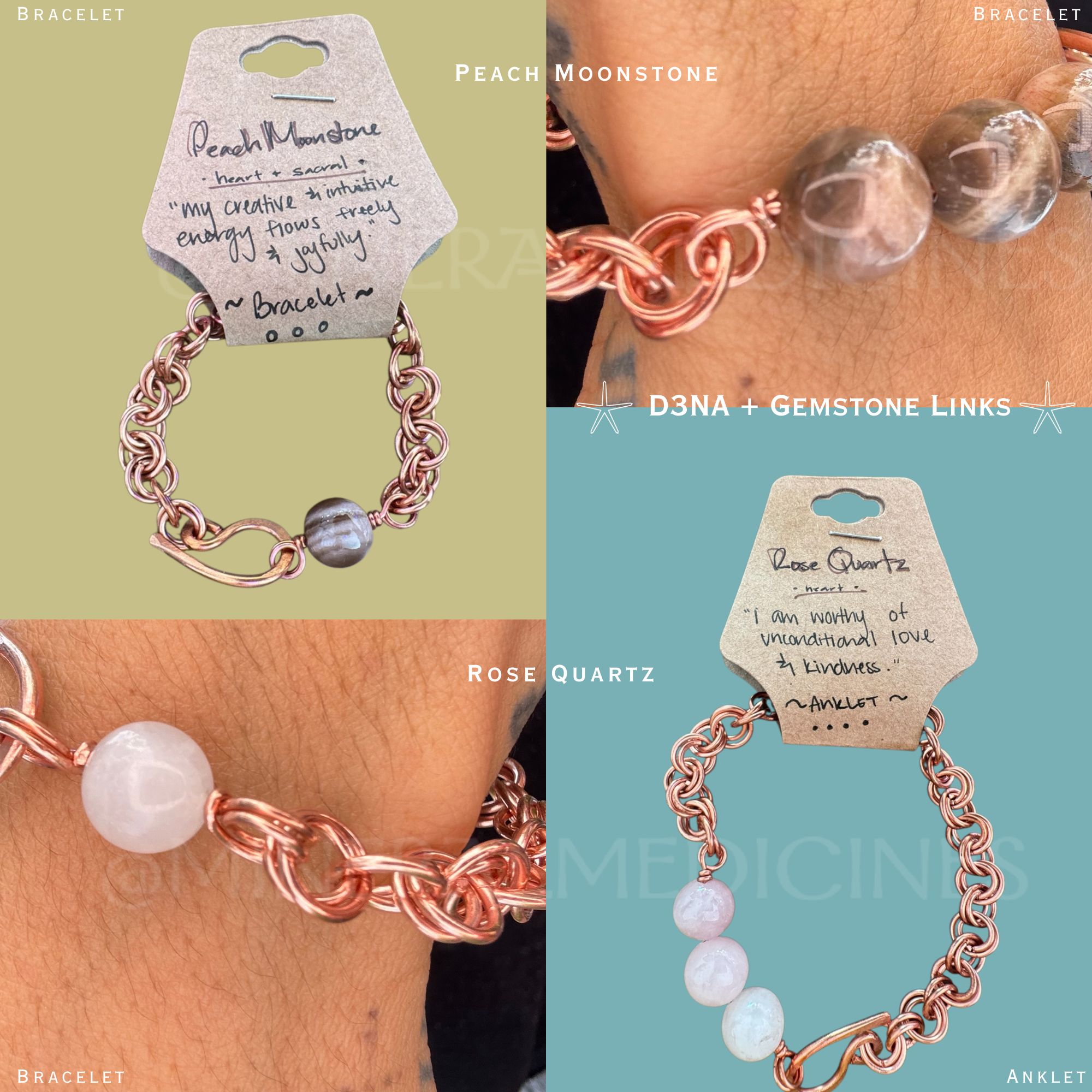 D3NA Connectors 𓋹 100% COPPER Links 𓋹
