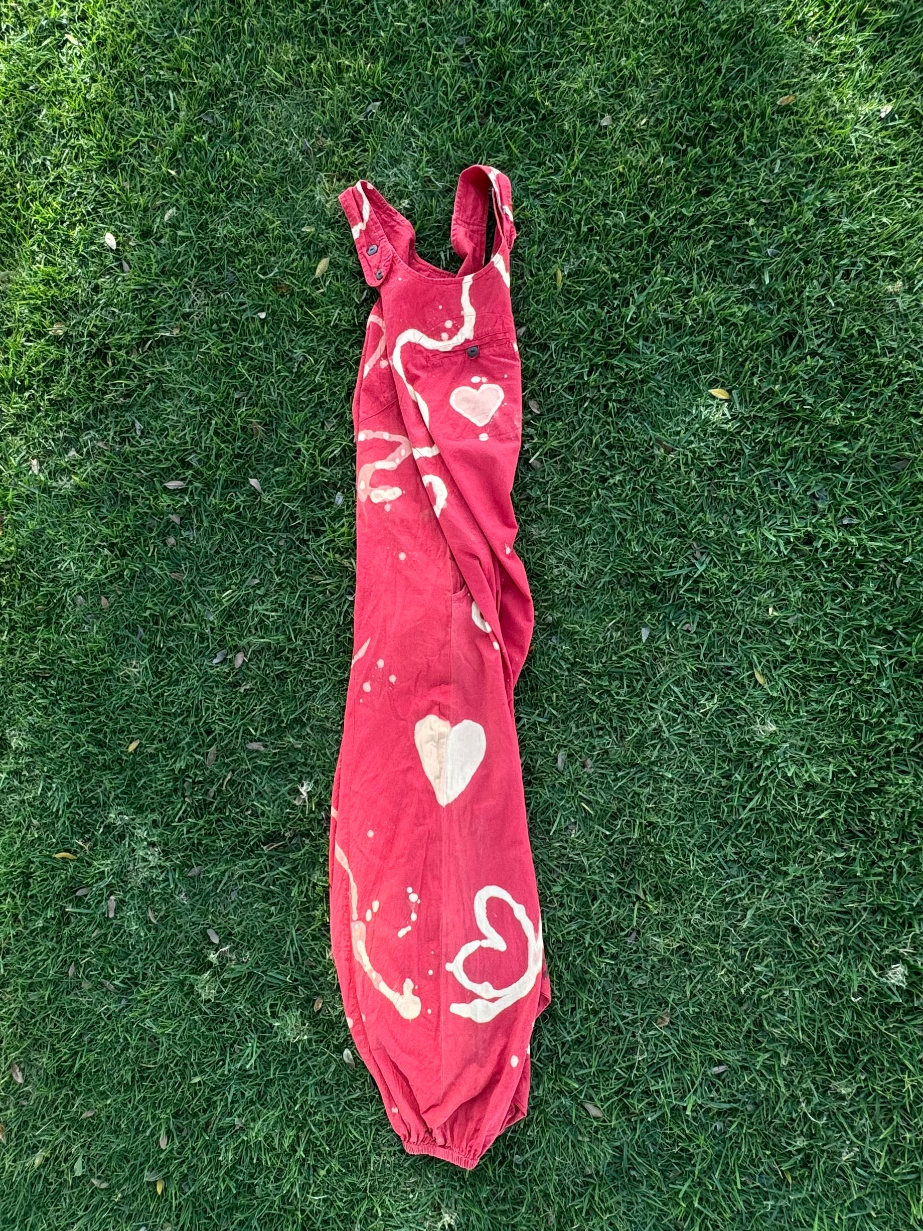 100% COTTON Jumper •Red Tie-Dye L|XL•  1 of 1