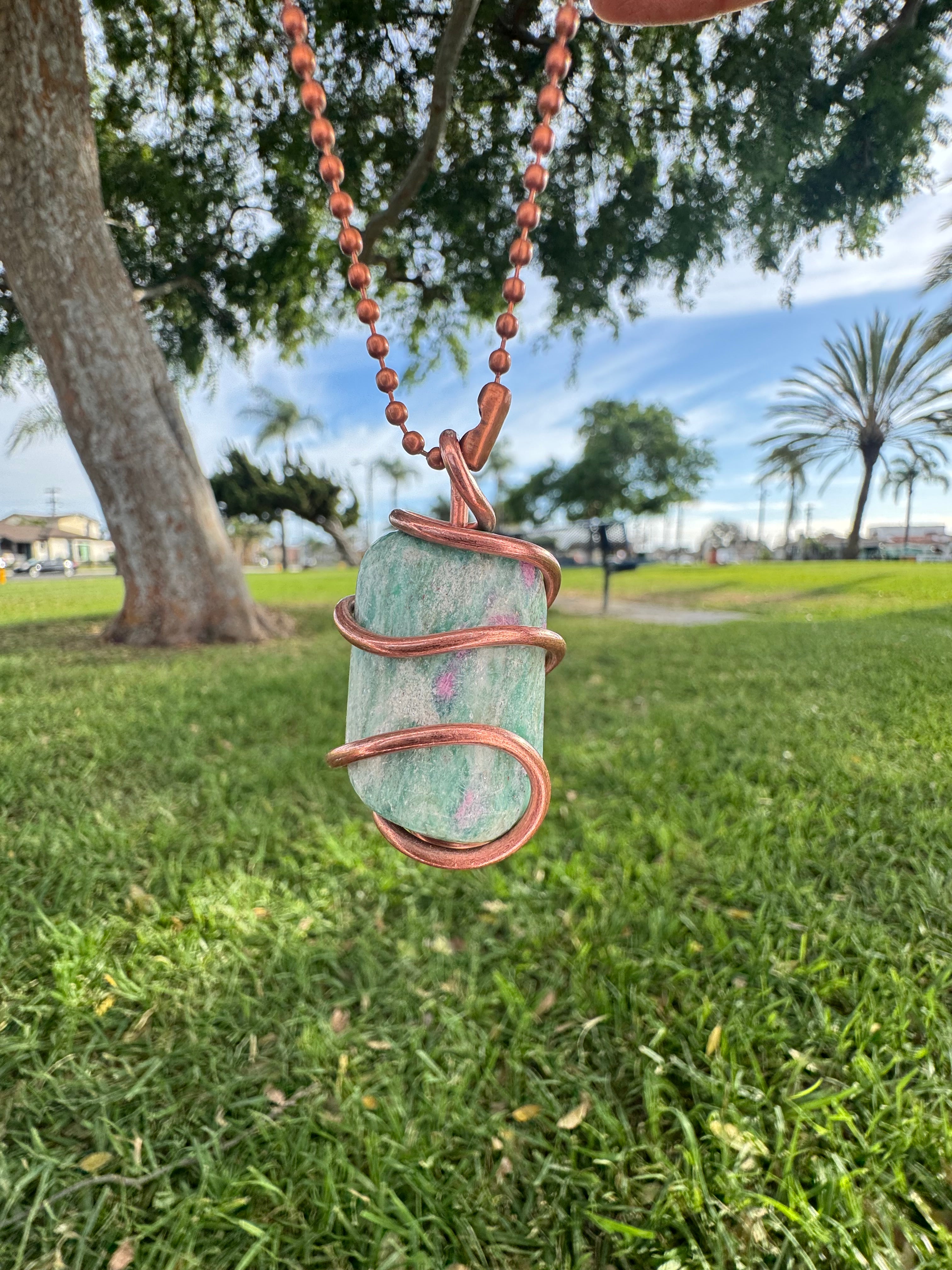 Ruby in Fuchsite • Twisted Wraps •