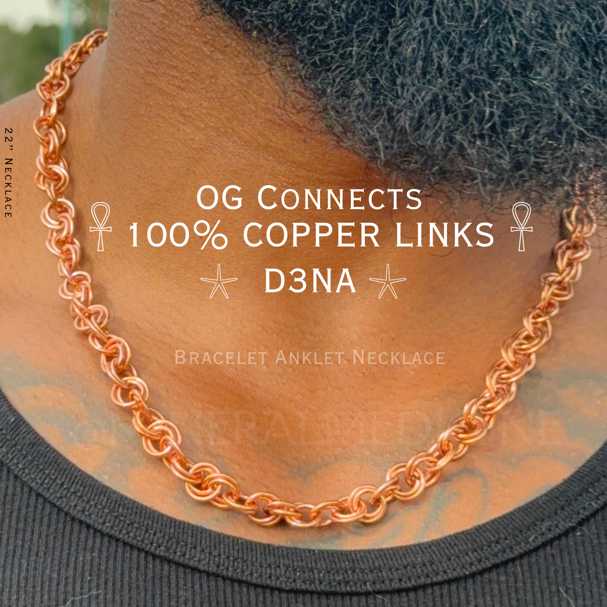 D3NA Connectors 𓋹 100% COPPER Links 𓋹