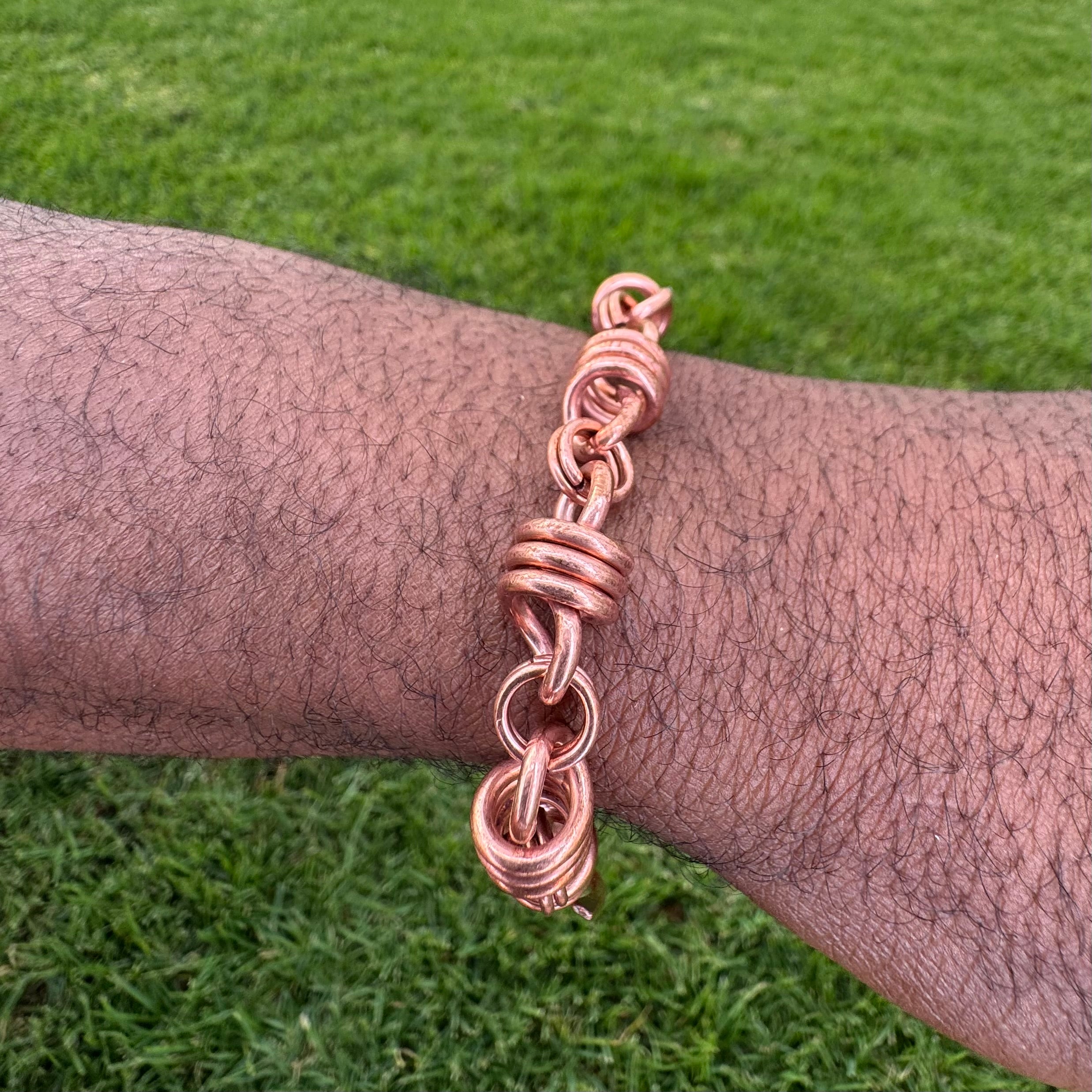 100% Copper WRIST LINKS • Choose Your Style •