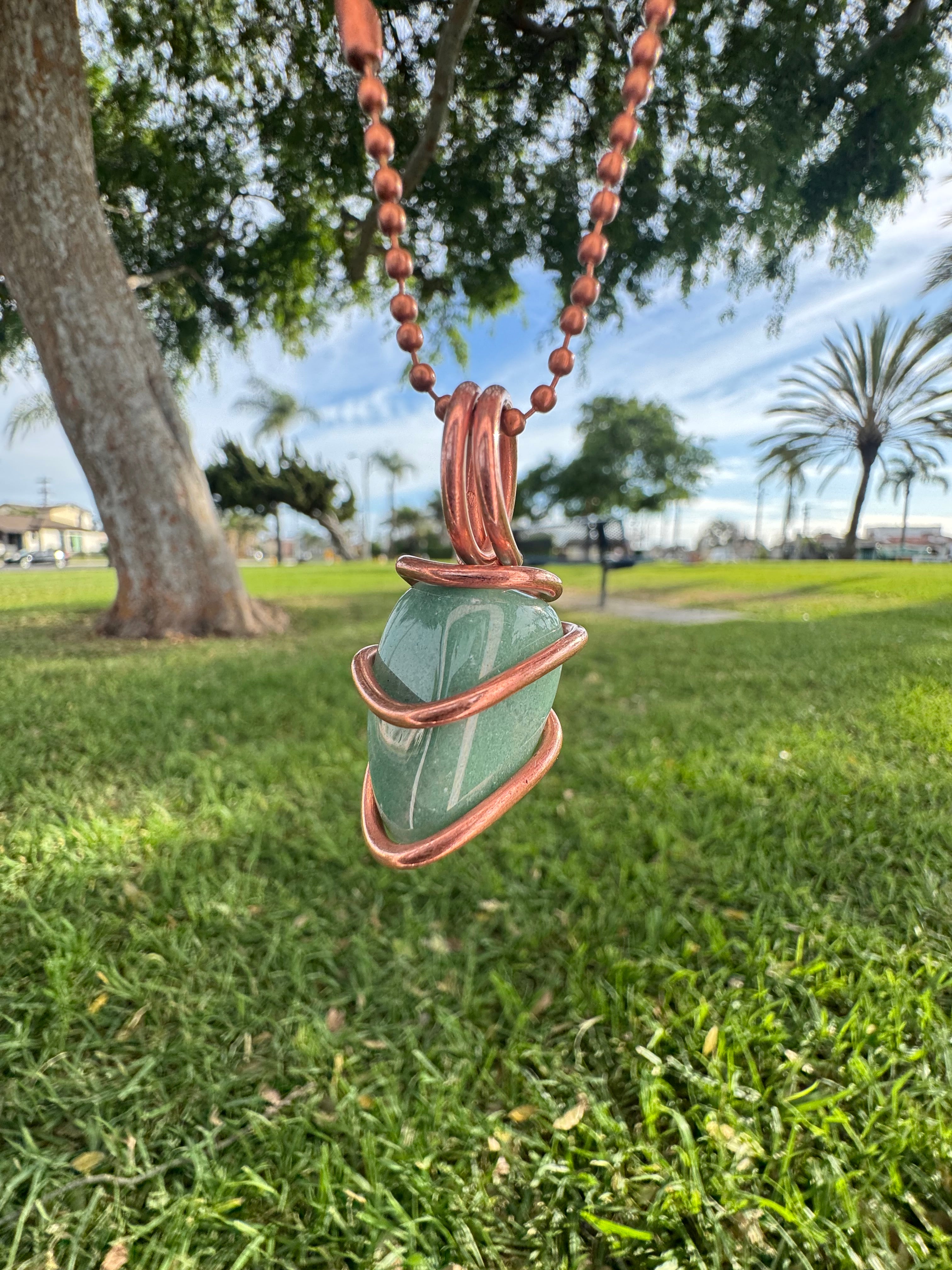 Green Aventurine • Twisted Wraps •