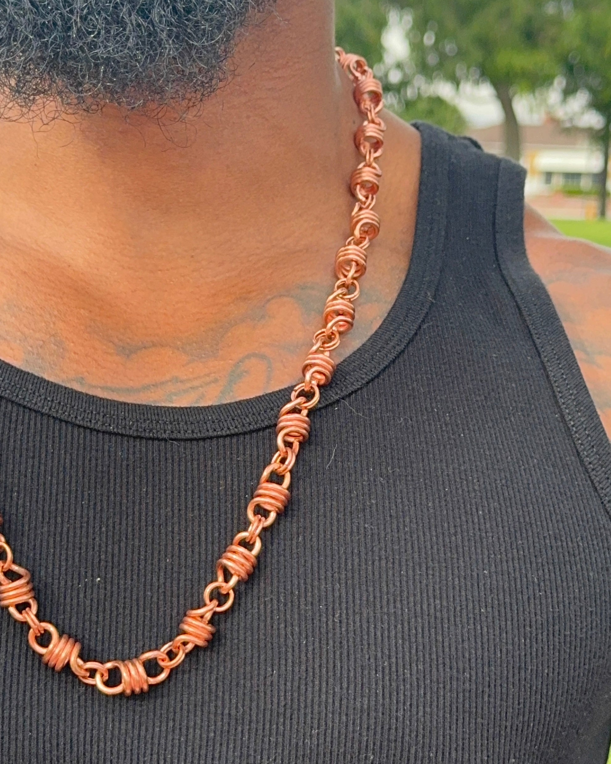100% Copper NECK LINKS  • Choose Your Style •
