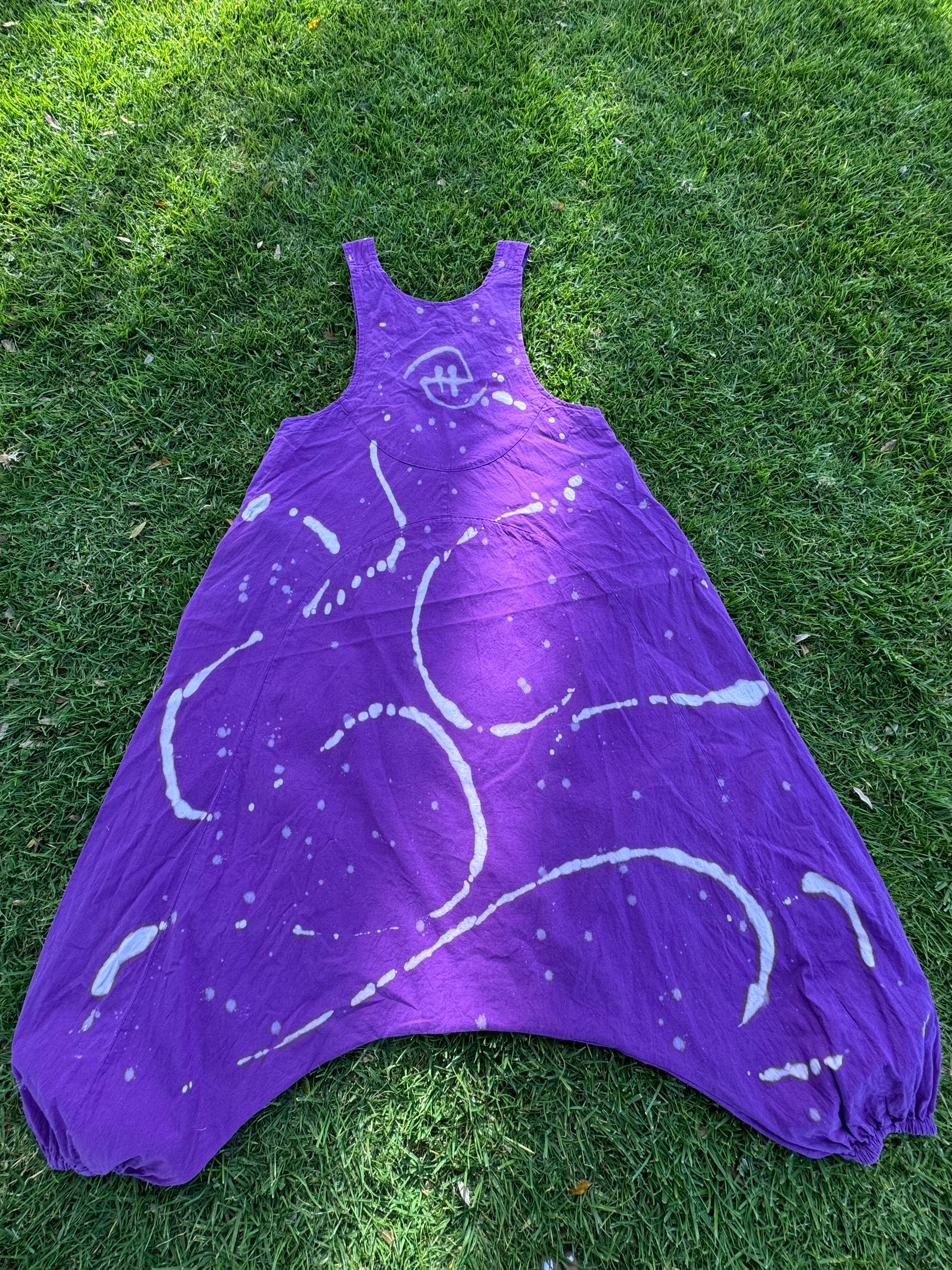 100% COTTON Jumper •Purple Tie-Dye L|XL•  1 of 1