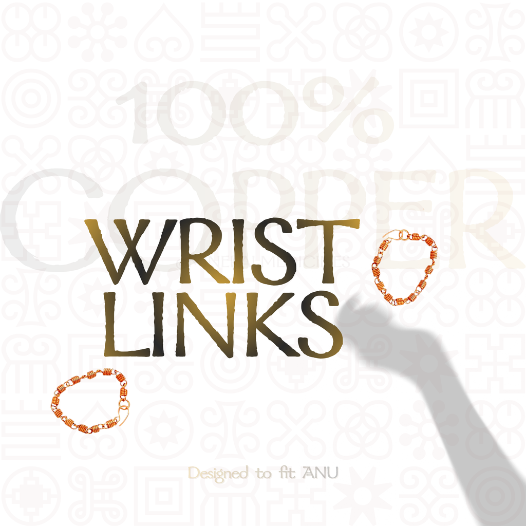 100% Copper WRIST LINKS • Choose Your Style •