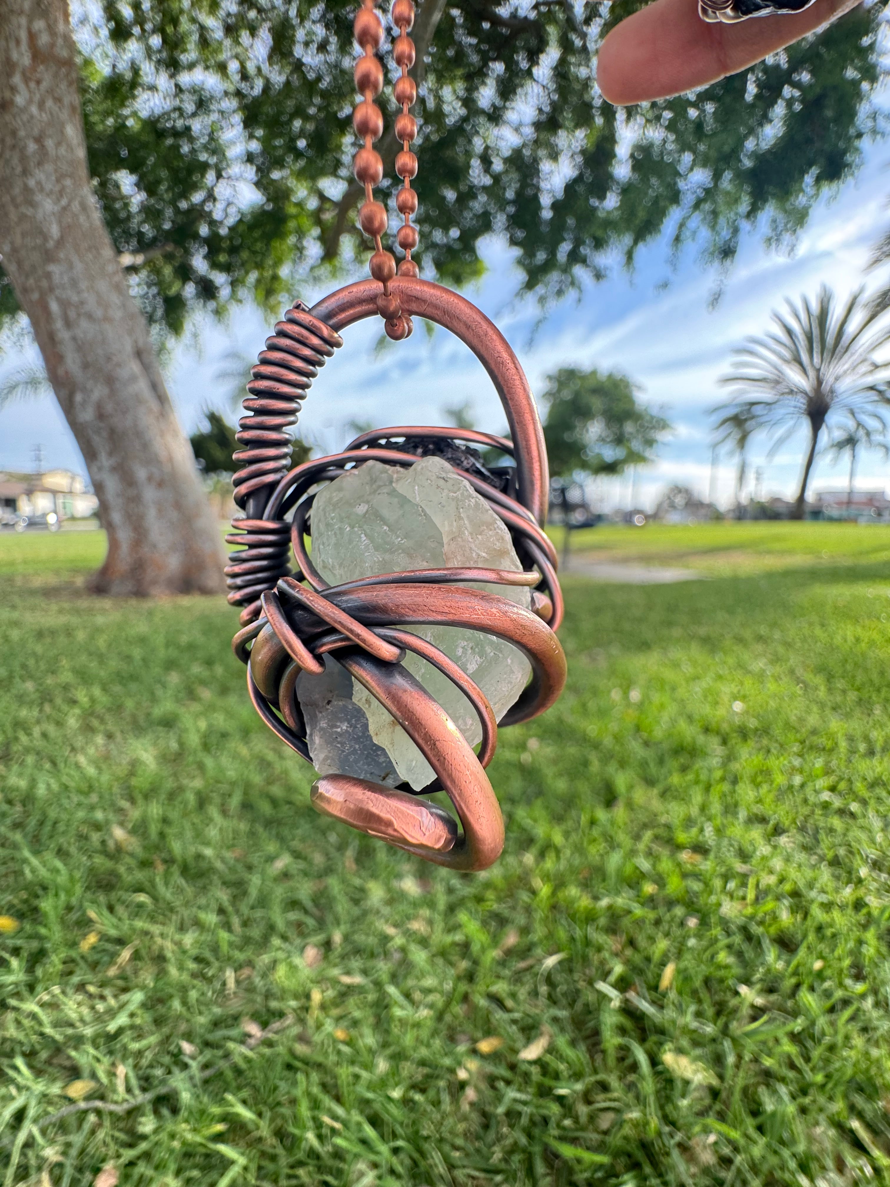 Trio Mio • Twisted Wraps • Tourmaline x Blue & Green Calcite