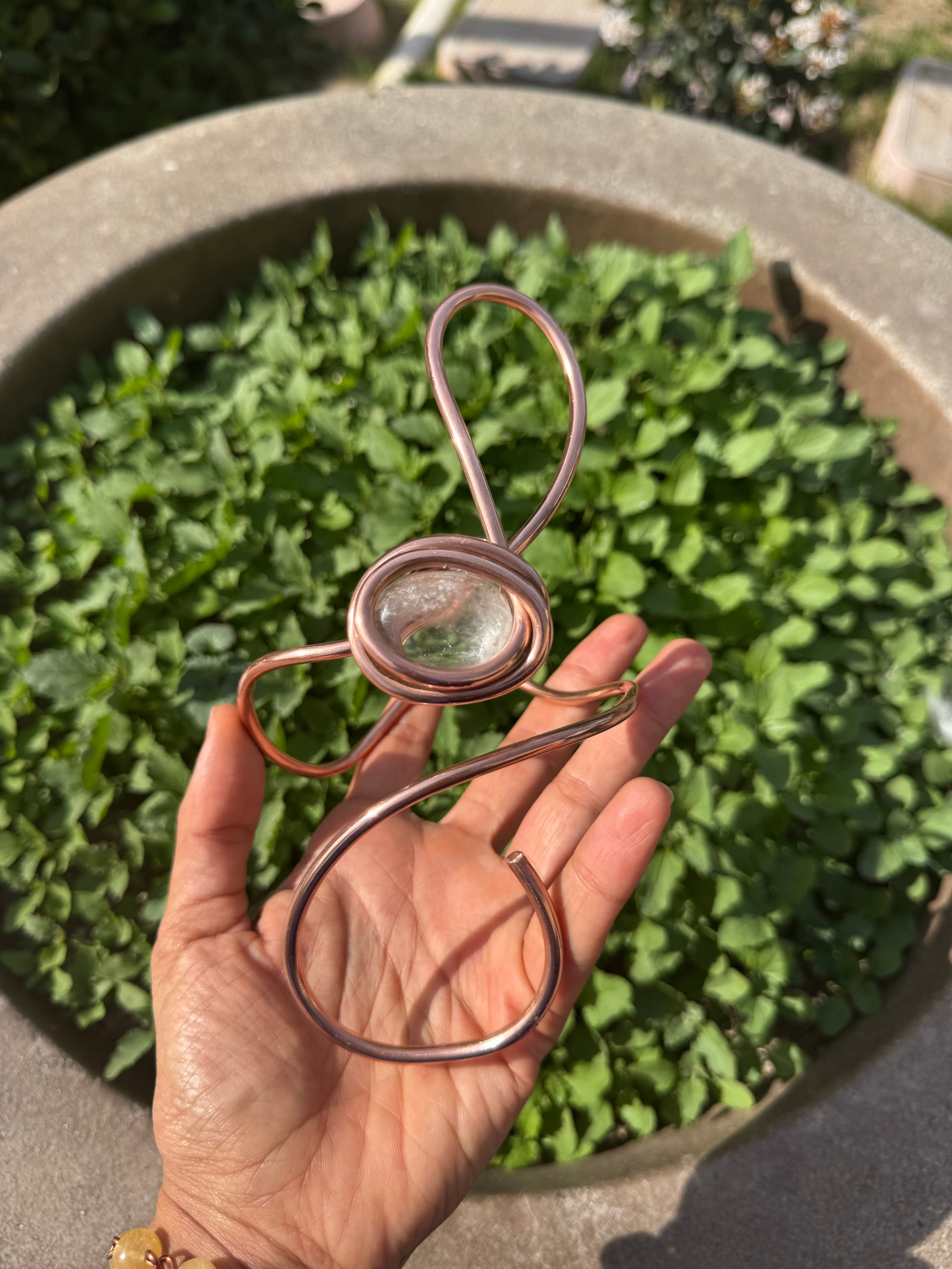 Clear Quartz Arm Cuff
