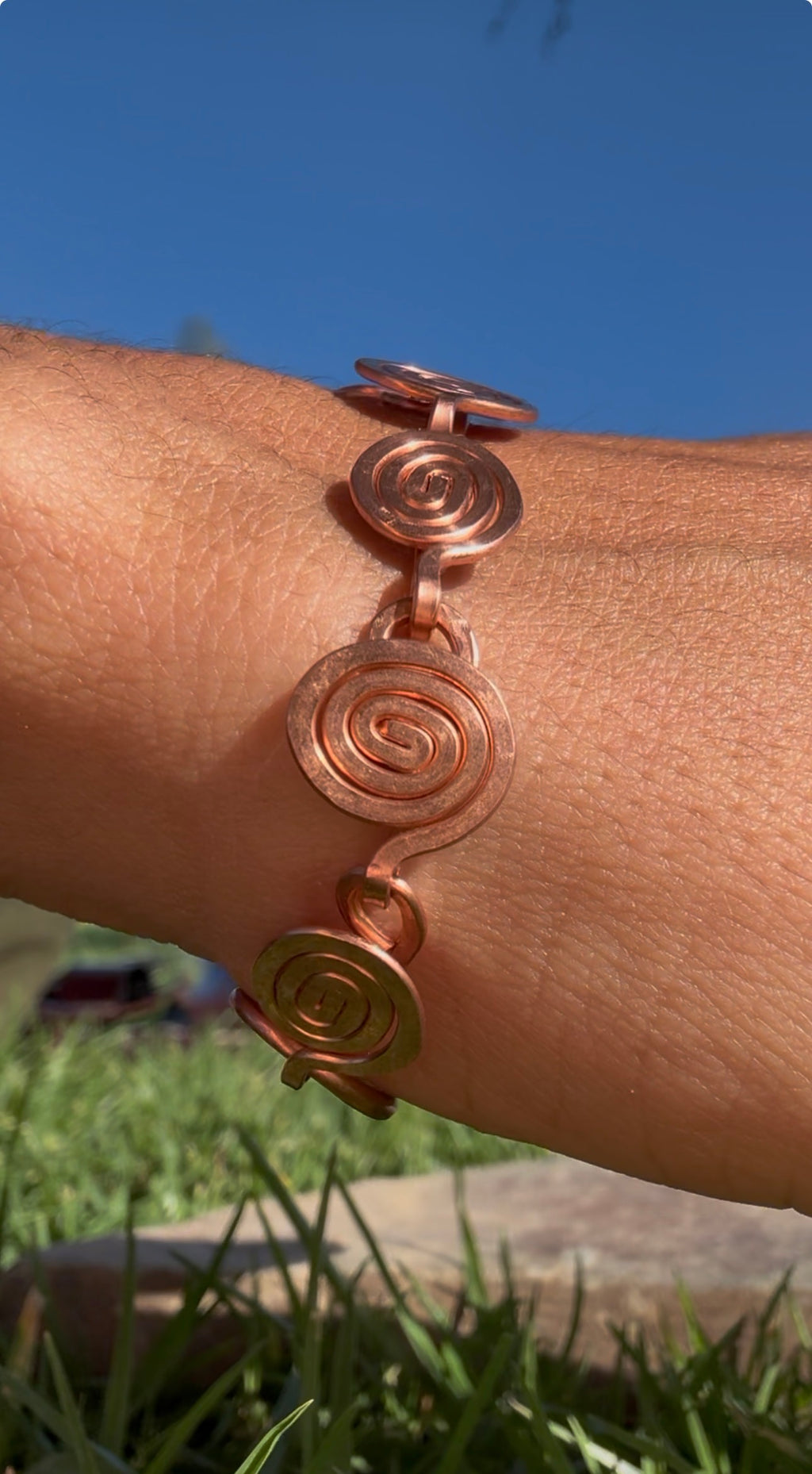 Spiral Connectors 𓋹 100% COPPER Links  𓋹