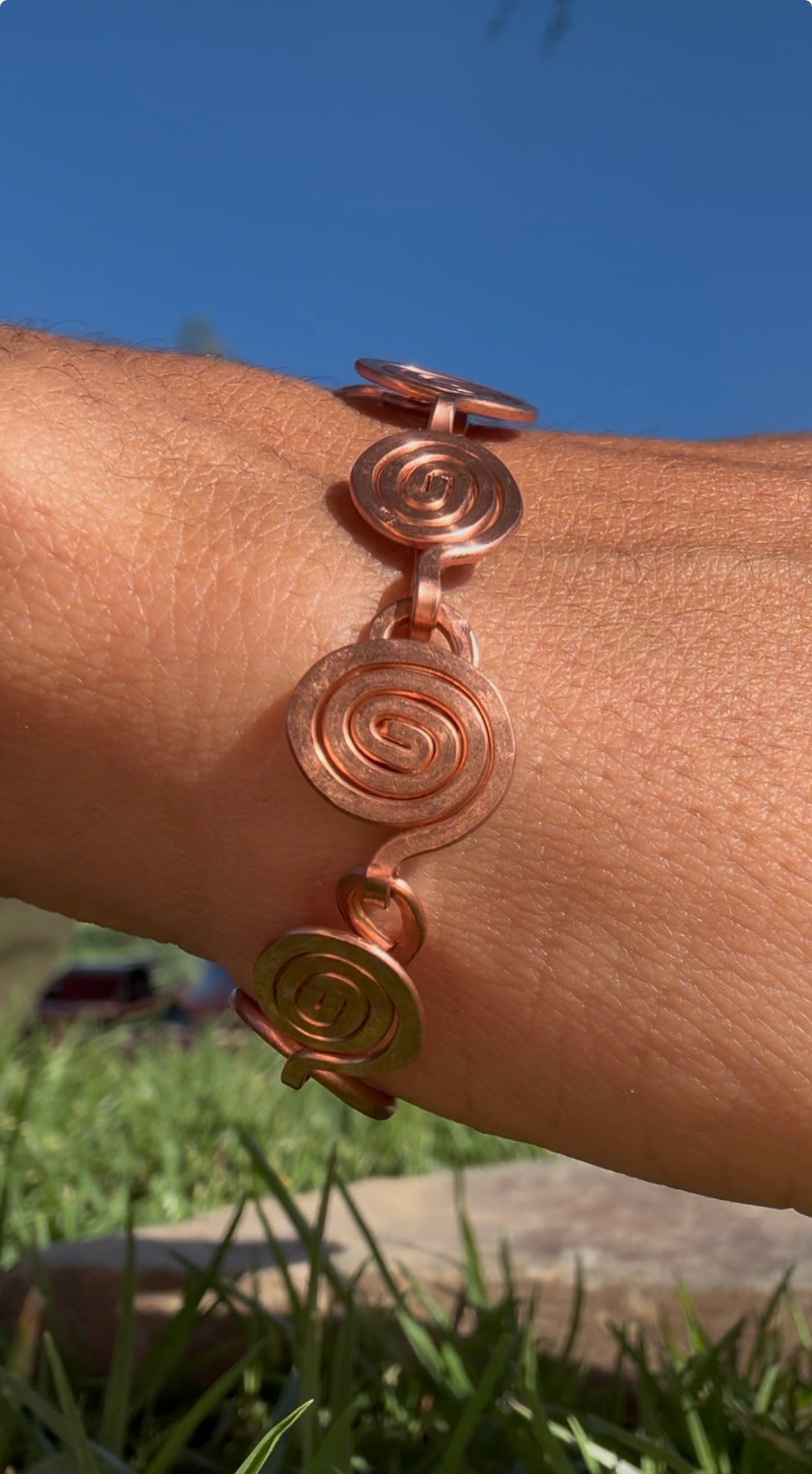 Spiral Connectors 𓋹 100% COPPER Links  𓋹