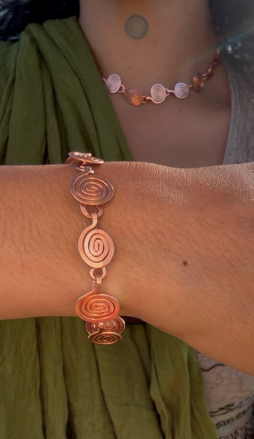 Spiral Connectors 𓋹 100% COPPER Links  𓋹