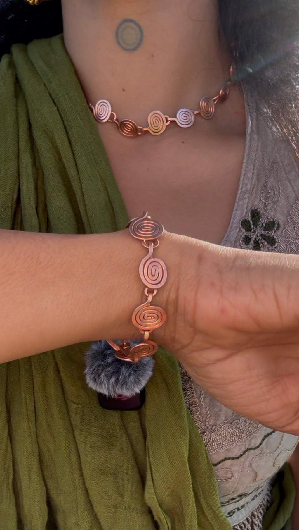 Spiral Connectors 𓋹 100% COPPER Links  𓋹