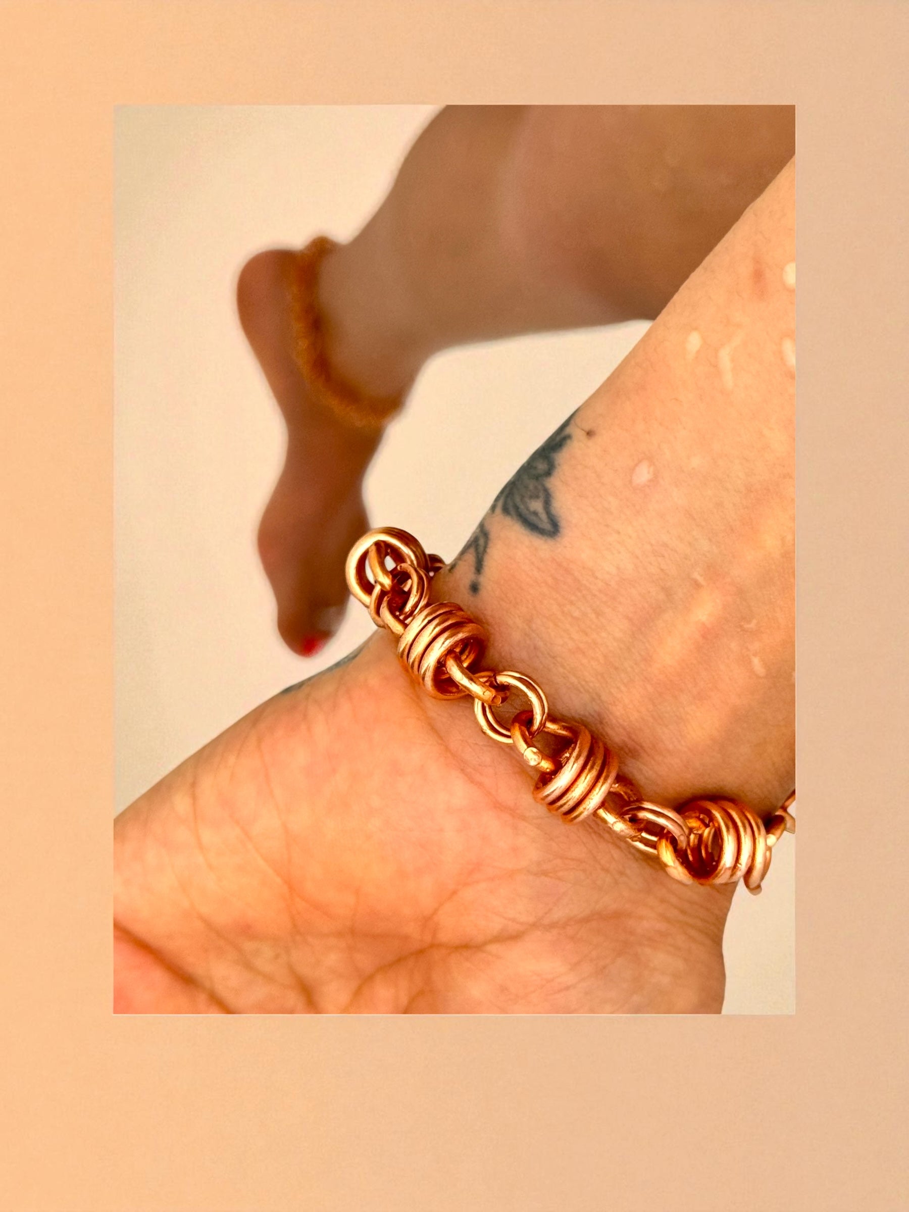 100% Copper ANKLET • Select Your Style •